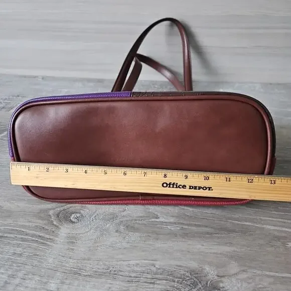 Giani Bernini Colorblocked Tote Multicolor Shoulder Bag Purse 3 Compartment - Picture 15 of 16